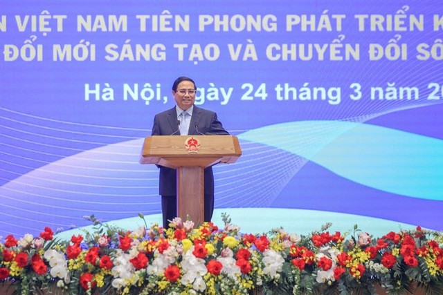Thủ tướng Phạm Minh Chính phát biểu kết luận buổi Đối thoại - Ảnh: VGP/Nhật Bắc Thủ tướng Phạm Minh Chính phát biểu kết luận buổi Đối thoại - Ảnh: VGP/Nhật Bắc