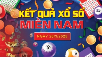 XSMN 26/3, kết quả xổ số miền Nam hôm nay 26/3/2025, KQXSMN 26/3