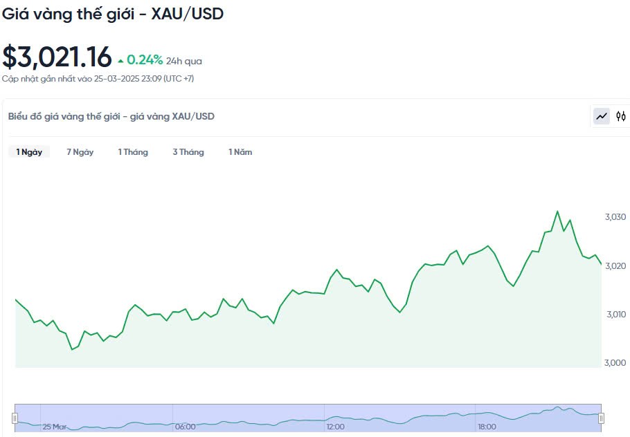 Giá vàng hôm nay 26/03/2025: Giá vàng hôm nay 26/03/2025: