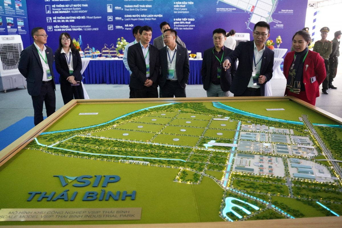 Chính thức khởi công Khu công nghiệp VSIP Thái Bình