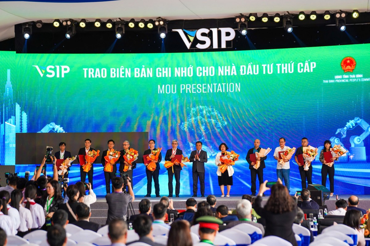 Chính thức khởi công Khu công nghiệp VSIP Thái Bình