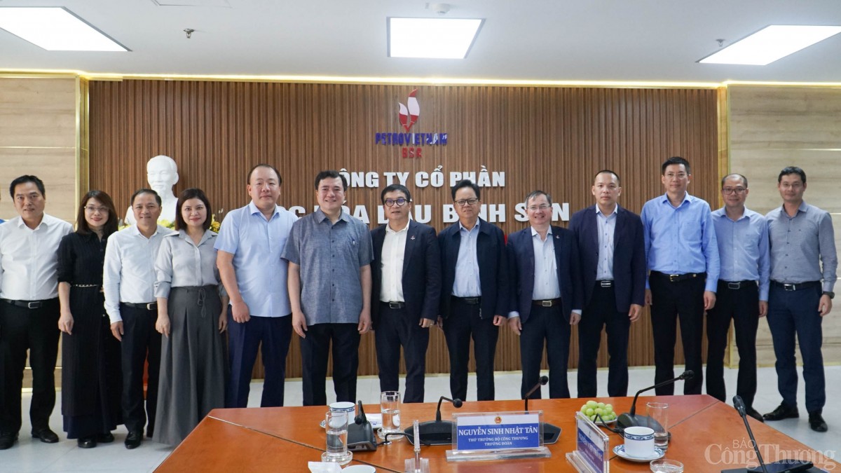 Đoàn Công tác của Bộ Công Thương tại Công ty Cổ phần Lọc hóa dầu Bình Sơn Đoàn Công tác của Bộ Công Thương tại Công ty Cổ phần Lọc hóa dầu Bình Sơn