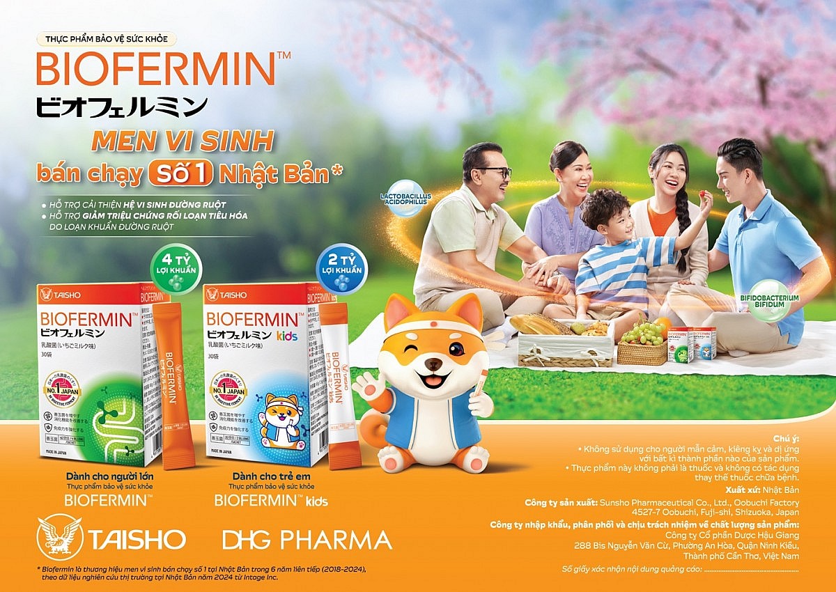 Đánh thức hệ tiêu hóa khỏe mạnh với thương hiệu men vi