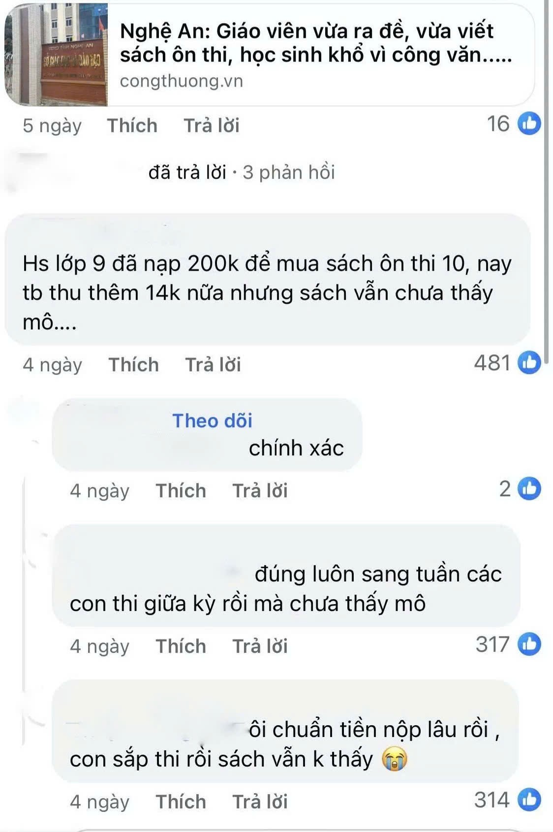Nghệ An: Phòng Giáo dục ra tối hậu thư về sách ôn