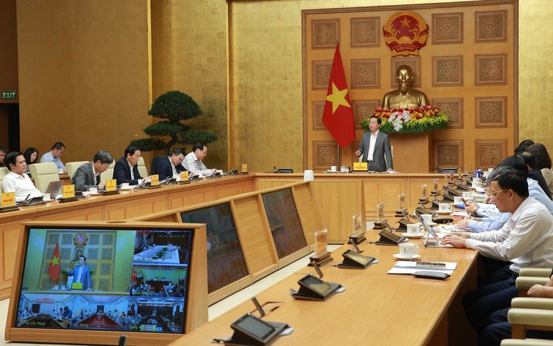 Phó Thủ tướng Trần Hồng Hà giao nhiệm vụ cụ thể cho các bộ, ngành, địa phương để sớm hoàn thiện và triển khai kế hoạch hành động quốc gia về giảm ô nhiễm không khí - Ảnh: VGP/Minh Khôi