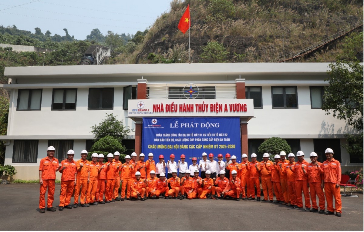 Tập thể Lãnh đạo, CBCNV – NLĐ Công ty Cổ phần Thủy điện A Vương quyết tâm hoàn thành đại tu Tổ máy H1 và tiểu tu Tổ máy H2 Tập thể Lãnh đạo, CBCNV – NLĐ Công ty Cổ phần Thủy điện A Vương quyết tâm hoàn thành đại tu Tổ máy H1 và tiểu tu Tổ máy H2