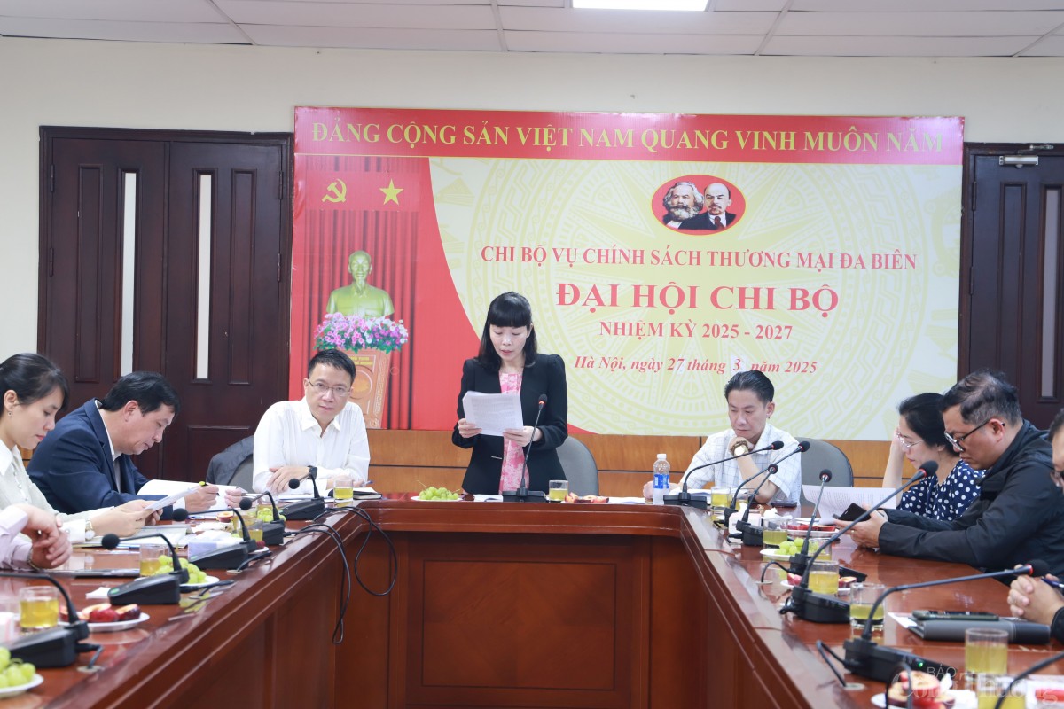 Chi bộ Vụ Chính sách thương mại đa biên