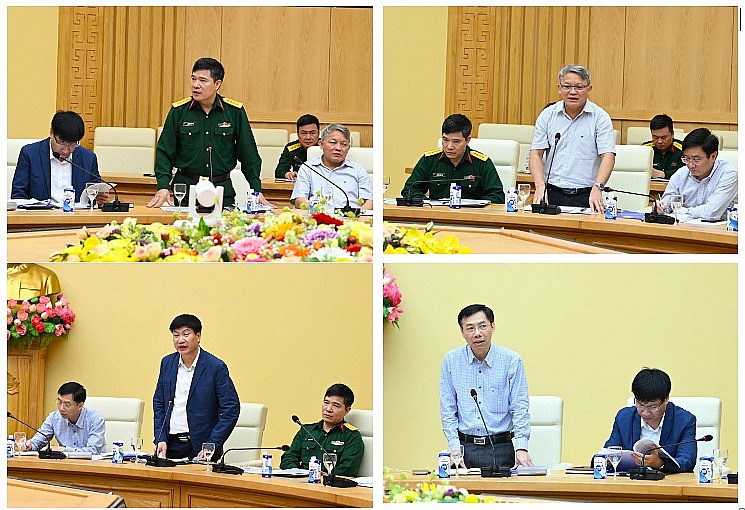 Ảnh: Bộ trưởng Bộ Công Thương chủ trì họp giao ban đường dây 500kV Lào Cai - Vĩnh Yên