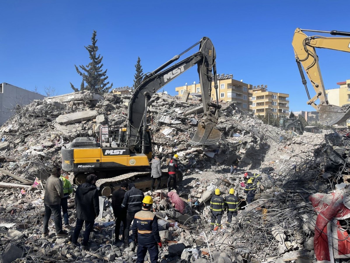 Lực lượng cứu nạn cứu hộ Việt Nam tại hiện trường vụ động đất tại Thổ Nhĩ Kỳ vào năm 2023. Ảnh: vufo.org.vn