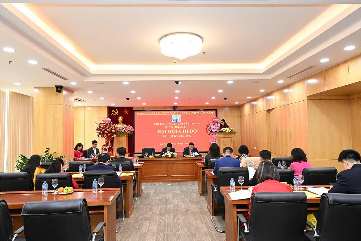 Đại hội Chi bộ Cơ quan Chuyên trách Đảng - Đoàn thể Bộ Công Thương