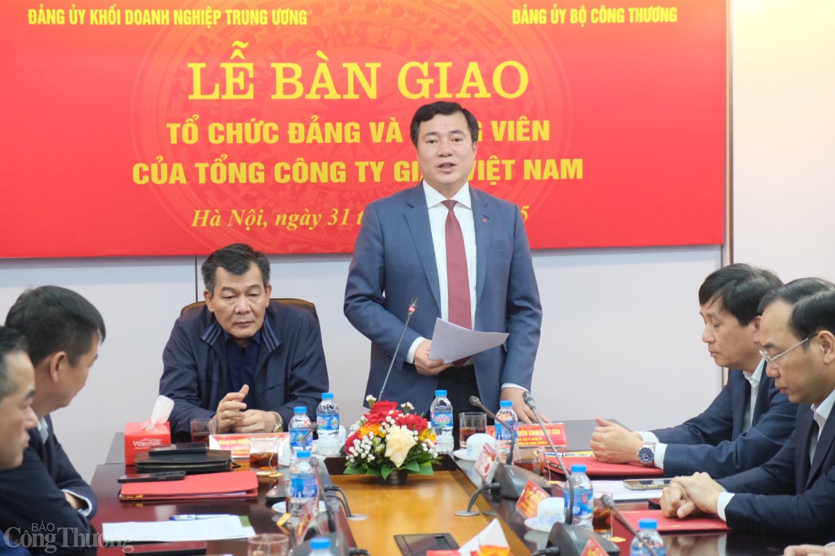 Bàn giao Đảng bộ Tổng Công ty Giấy Việt Nam về Đảng bộ Bộ Công Thương Bàn giao Đảng bộ Tổng Công ty Giấy Việt Nam về Đảng bộ Bộ Công Thương