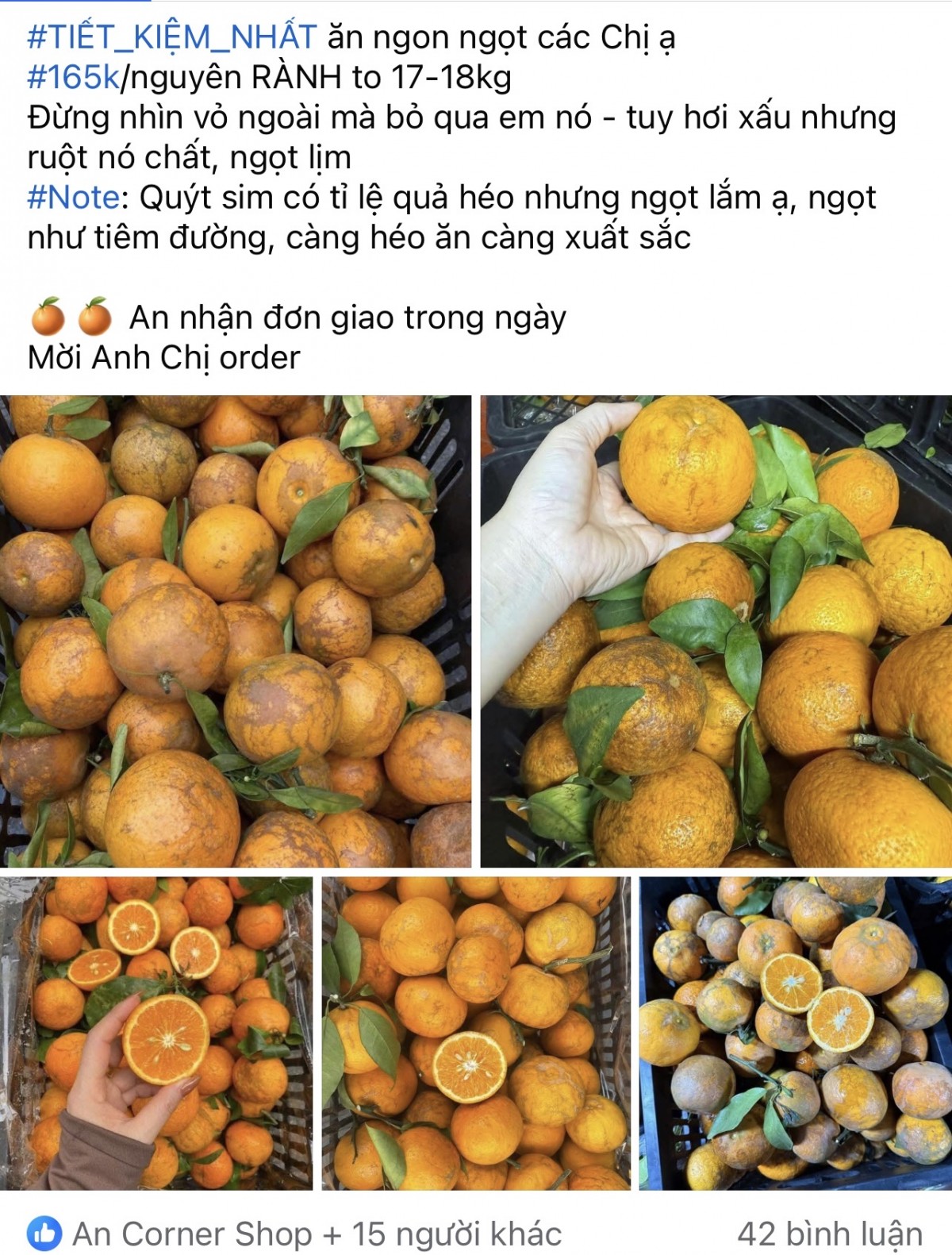 Quýt sim được bán nhiều trên chợ mạng. Ảnh chụp màn hình Quýt sim được bán nhiều trên chợ mạng. Ảnh chụp màn hình