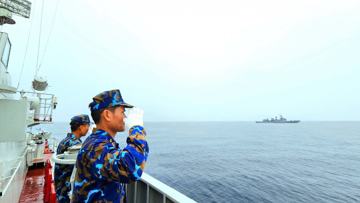 Vùng 5 Hải quân kiểm tra tháng đầu huấn luyện