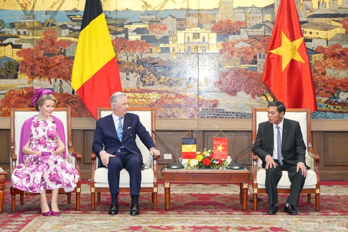 Hải Phòng: Tiếp đón Nhà vua Vương quốc Bỉ và Hoàng hậu Hải Phòng: Tiếp đón Nhà vua Vương quốc Bỉ và Hoàng hậu