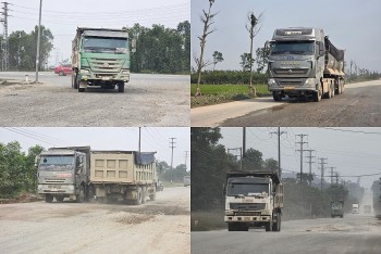 Đường vào khu kinh tế lớn nhất Hà Tĩnh 'nát như tương'