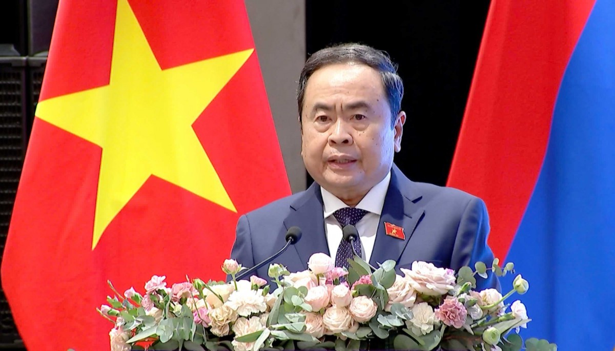 Chủ tịch Quốc hội Trần Thanh Mẫn phát biểu tại Tọa đàm Chủ tịch Quốc hội Trần Thanh Mẫn phát biểu tại Tọa đàm