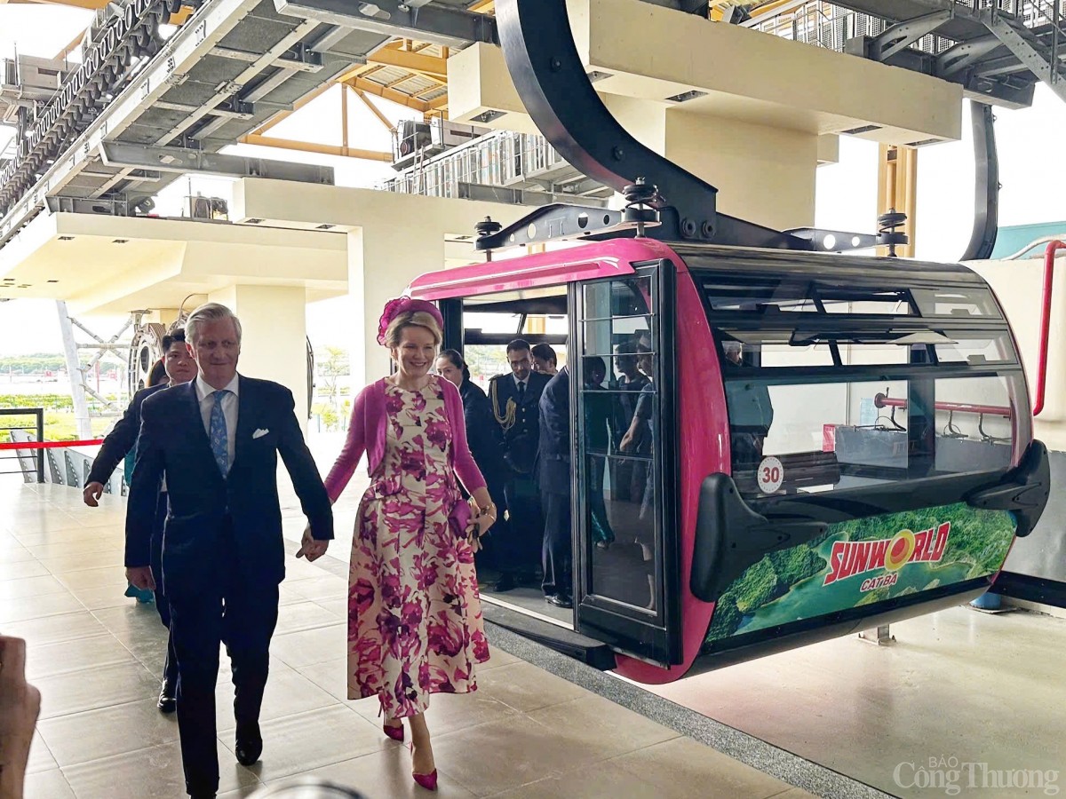 Hải Phòng: Tiếp đón Nhà vua Vương quốc Bỉ và Hoàng hậu Hải Phòng: Tiếp đón Nhà vua Vương quốc Bỉ và Hoàng hậu