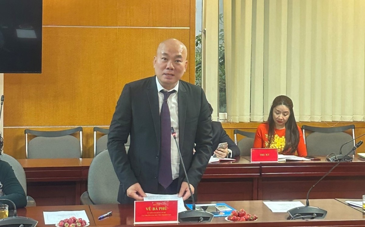 Đồng chí Vũ Bá Phú, Ủy viên Ban Chấp hành Đảng ủy Bộ phát biểu chỉ đạo Hội nghị Đồng chí Vũ Bá Phú, Ủy viên Ban Chấp hành Đảng ủy Bộ phát biểu chỉ đạo Hội nghị