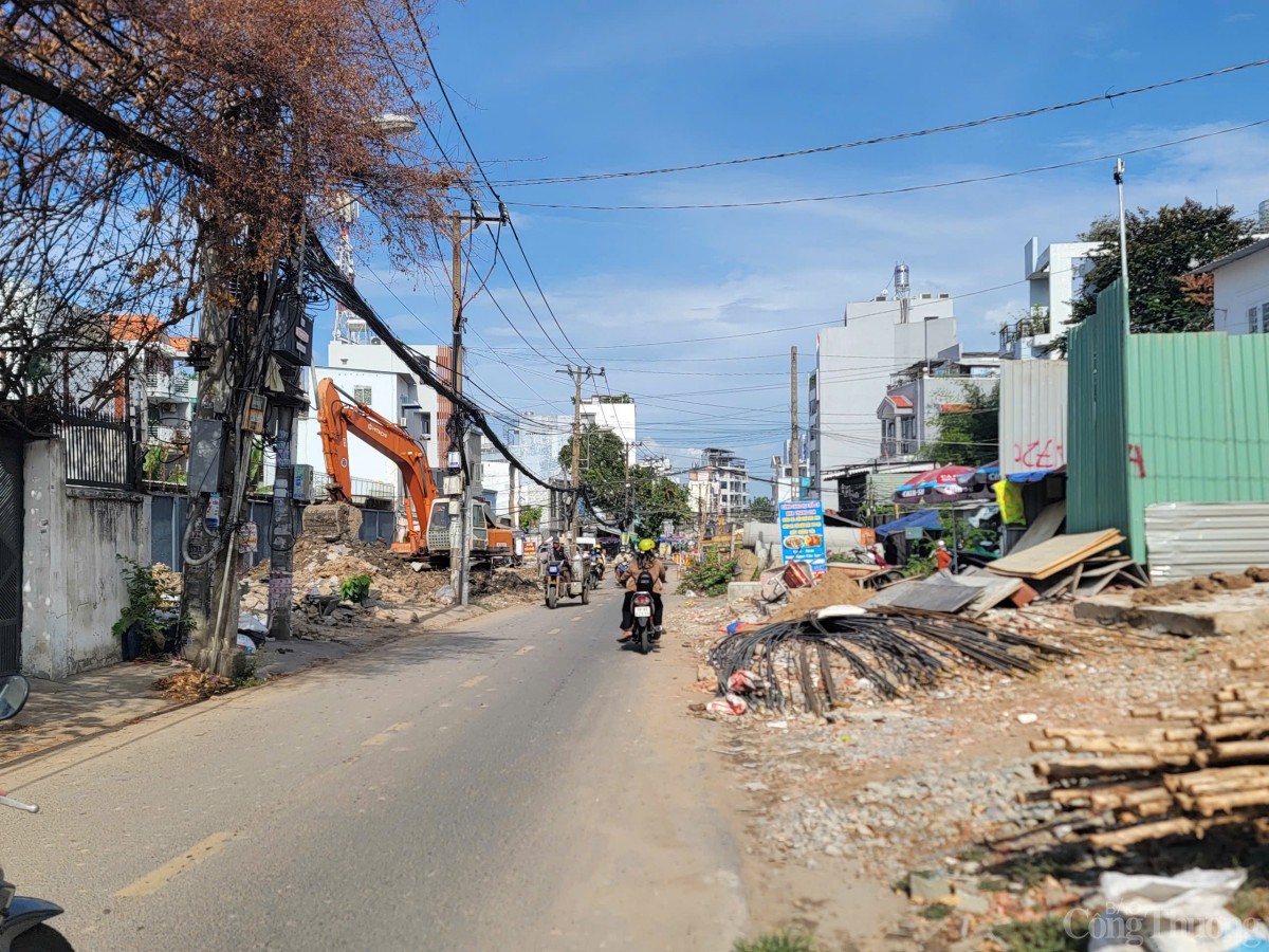 Doanh nghiệp thi công dự án nâng cấp đường Chu Văn An?