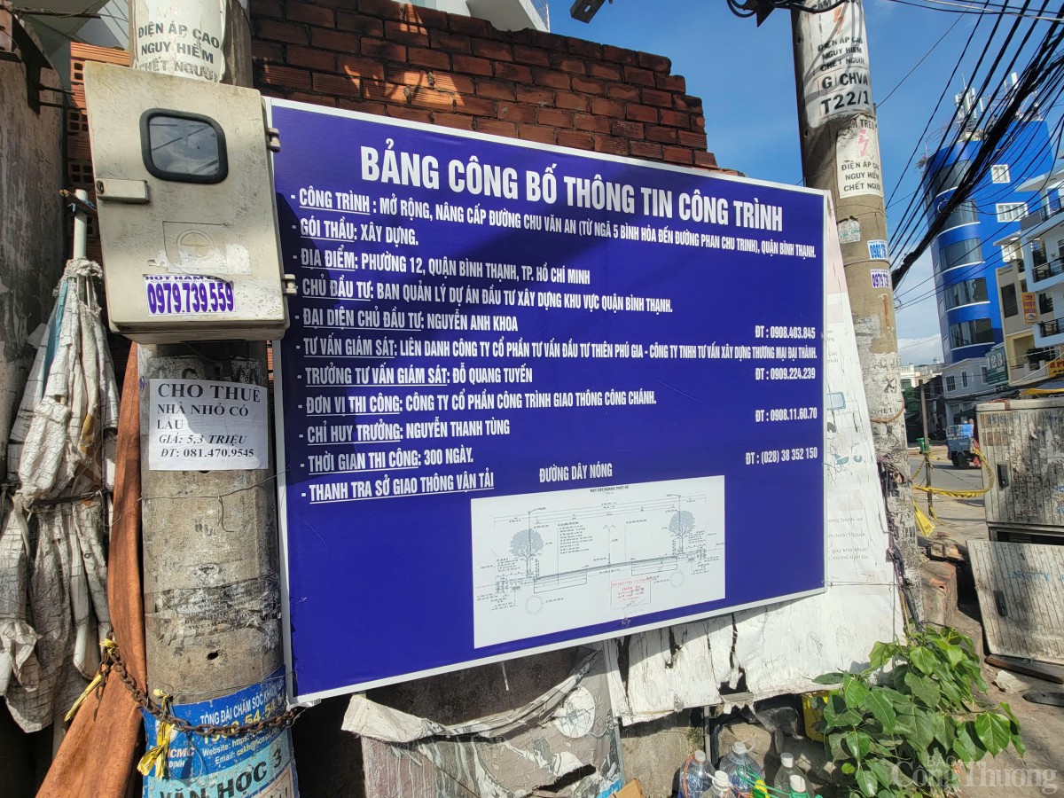 Doanh nghiệp thi công dự án nâng cấp đường Chu Văn An?