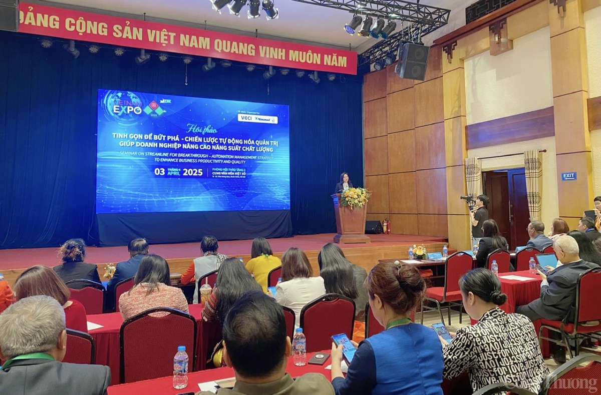 Hội thảo “Tinh gọn để bứt phá - Chiến lược tự động hóa quản trị giúp doanh nghiệp nâng cao năng suất chất lượng” Hội thảo “Tinh gọn để bứt phá - Chiến lược tự động hóa quản trị giúp doanh nghiệp nâng cao năng suất chất lượng”