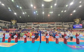 Khai mạc Giải Bóng chuyền Cúp Hùng Vương năm 2025