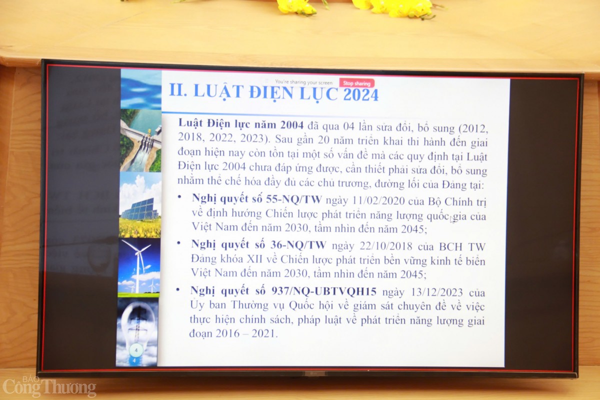 Bộ Công Thương tổ chức Hội nghị phổ biến Luật Điện lực