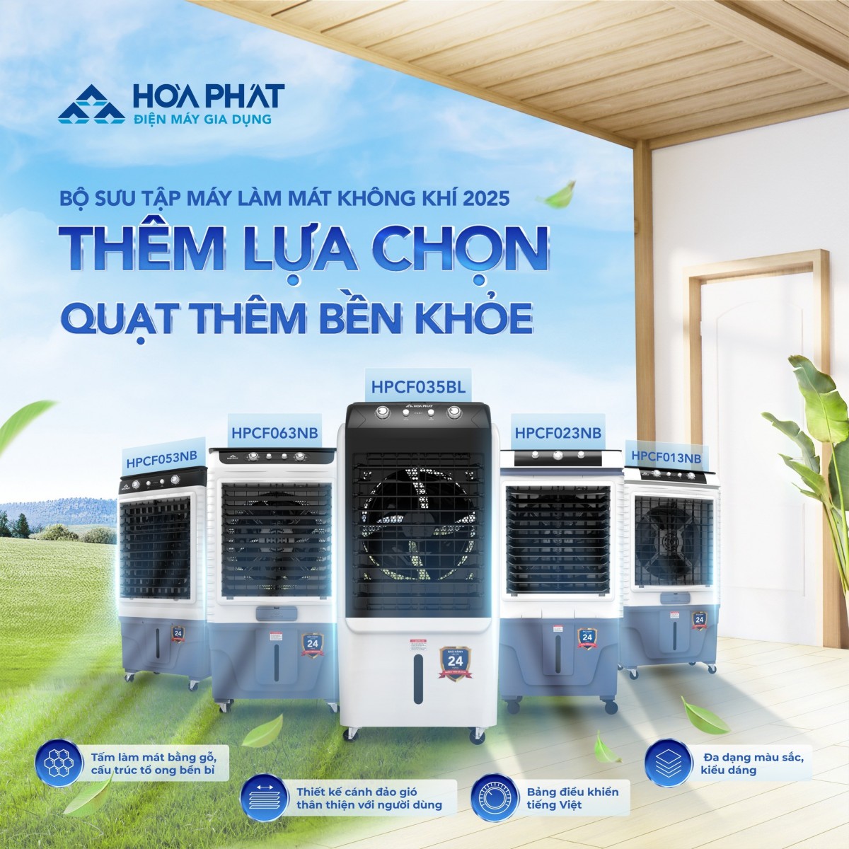 Điện máy Gia dụng Hòa Phát ra mắt bộ sưu tập máy làm mát mới Điện máy Gia dụng Hòa Phát ra mắt bộ sưu tập máy làm mát mới