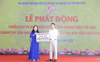 Petrolimex hỗ trợ Ninh Thuận 2 tỷ đồng xóa nhà tạm