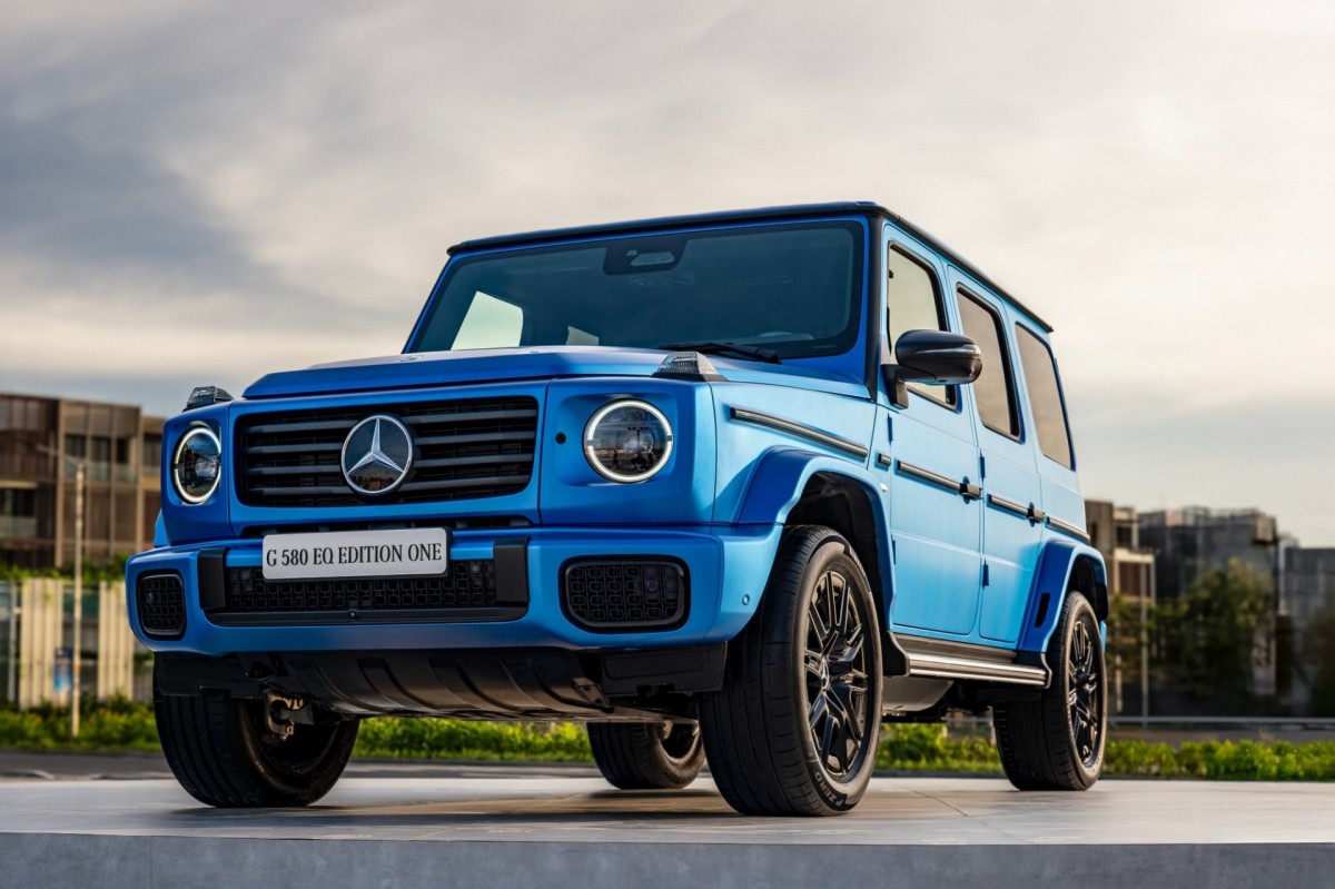 Xe điện Mercedes-Benz G 580 EQ lần đầu cập bến Việt Nan. Xe điện Mercedes-Benz G 580 EQ lần đầu cập bến Việt Nan.