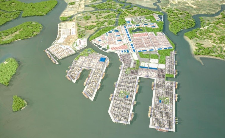 Phối cảnh Trung tâm Logistics Cái Mép Hạ Phối cảnh Trung tâm Logistics Cái Mép Hạ