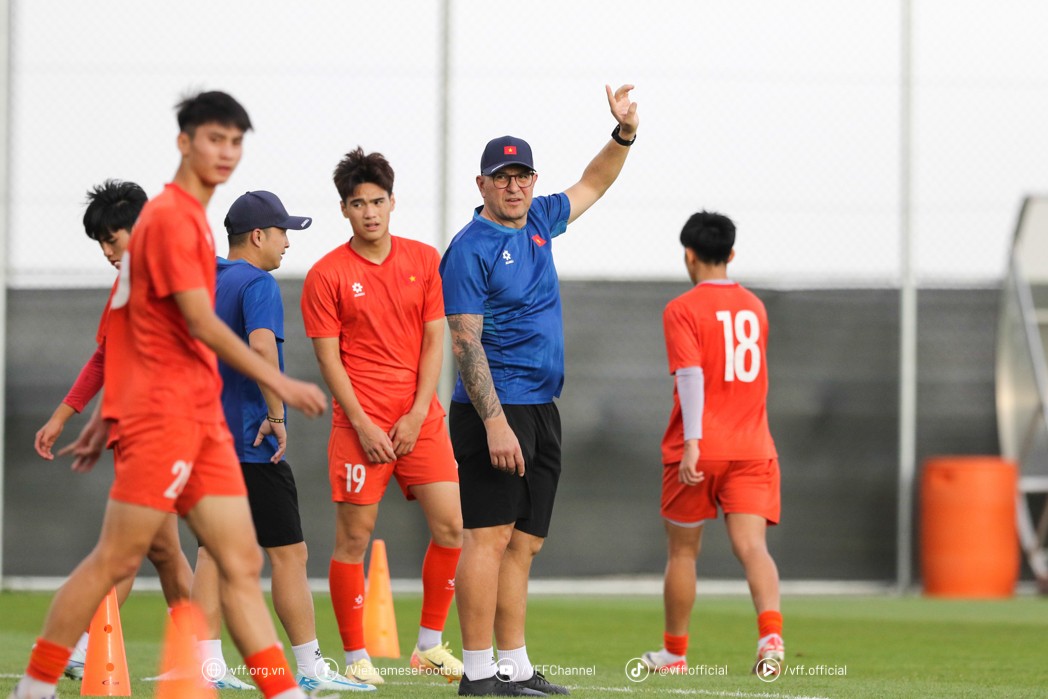 U17 Việt Nam còn nguyên cơ hội giành vé dự World Cup U17. Ảnh: VFF