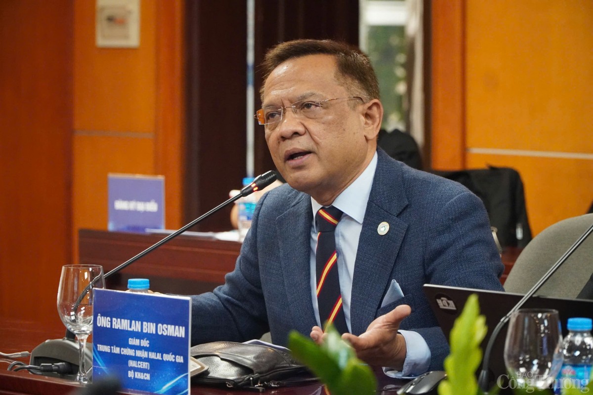 Ông Ramlan Bin Osman Giám đốc Trung tâm Chứng nhận Halal quốc gia (HALCERT)