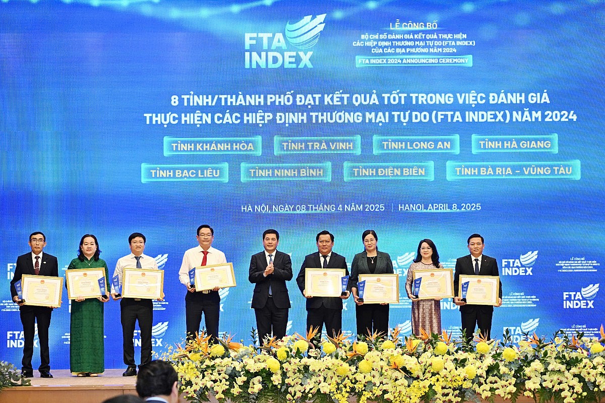 Bước đi vươn mình của 10 tỉnh dẫn đầu FTA Index 2024