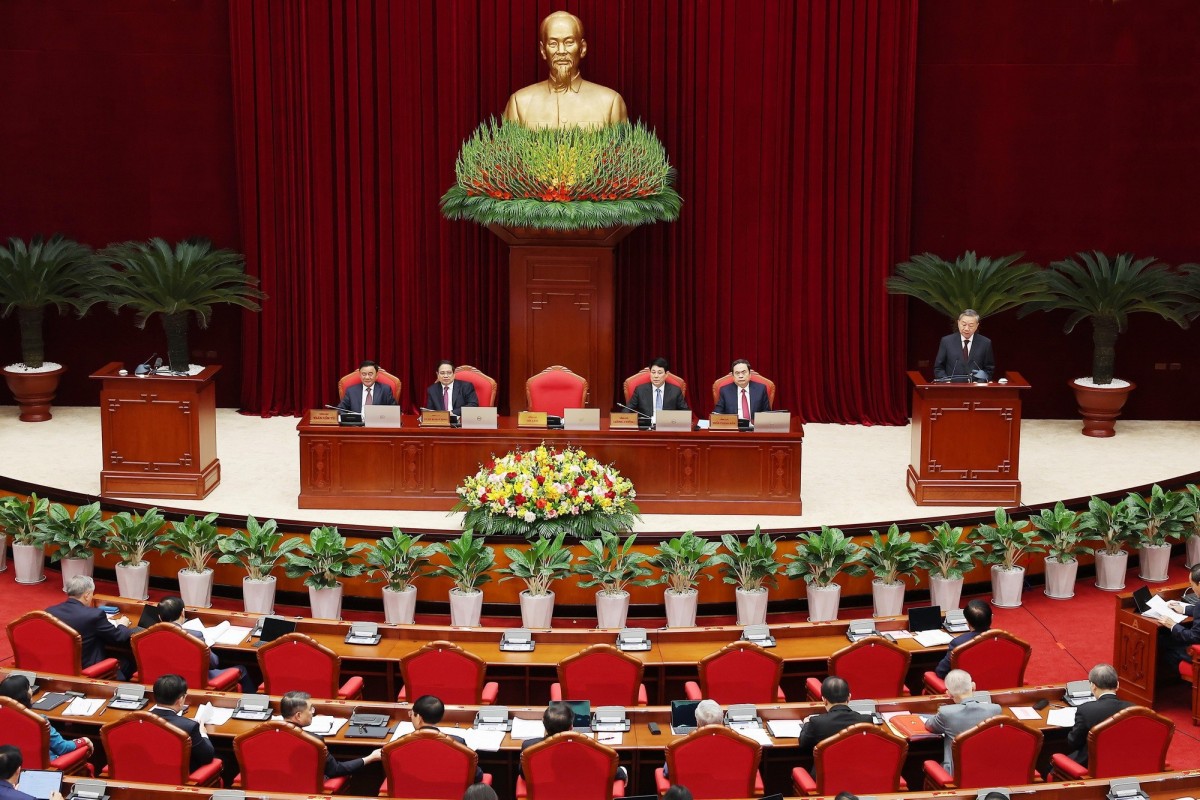 Toàn văn phát biểu của Tổng Bí thư Tô Lâm khai mạc Hội nghị Trung ương 11