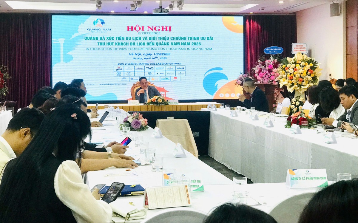 Hội nghị quảng bá, xúc tiến du lịch và giới thiệu chương trình ưu đãi du lịch Quảng Nam năm 2025 