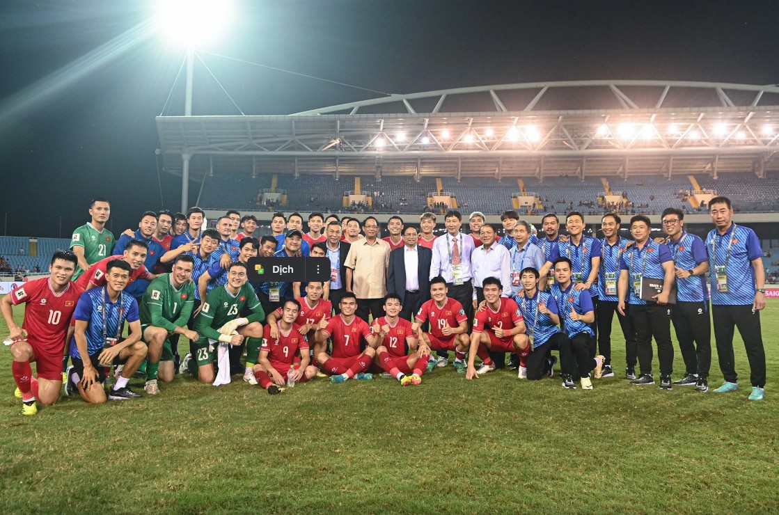 Thủ tướng Phạm Minh Chính dành sự quan tâm đặc biệt cho các đội tuyển bóng đá Việt Nam - Ảnh: Ngọc Linh Thủ tướng Phạm Minh Chính dành sự quan tâm đặc biệt cho các đội tuyển bóng đá Việt Nam - Ảnh: Ngọc Linh