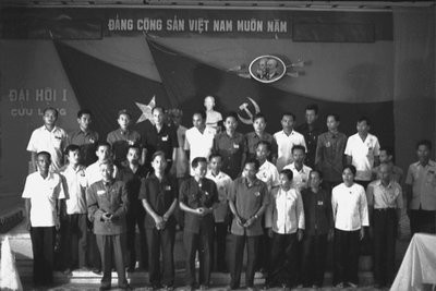 Ban Chỉ huy Đảng bộ tỉnh Cửu Long lần thứ I. Ảnh: Báo Vĩnh Long