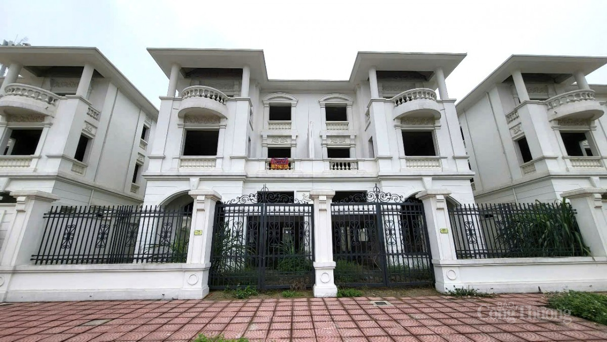 Nhiều biệt thự đắp chiếu hàng chục năm sau cơn sốt đất thời điểm 2008 khi Hà Tây sáp nhập về Hà Nội.