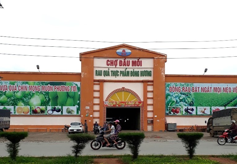 ô nhiễm môi trường chợ đầu mối đông hương