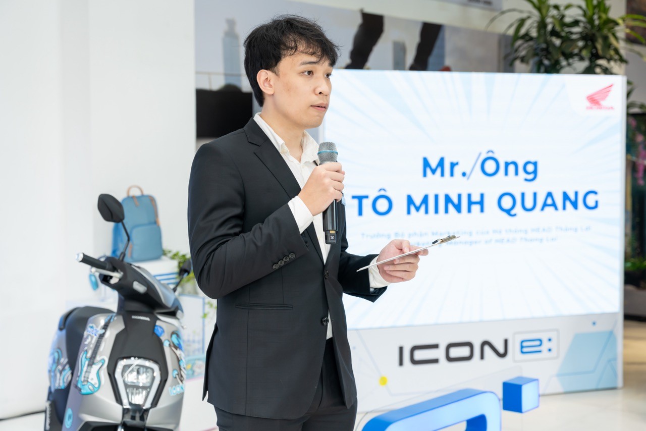 Honda ICON e: Chọn xanh - sống chất - đi bền Honda ICON e: Chọn xanh - sống chất - đi bền