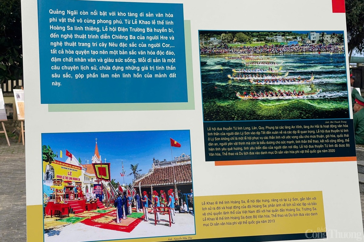 Đây là dịp để Quảng Ngãi giới thiệu, quảng bá hệ thống di sản văn hóa, lịch sử, danh lam thắng cảnh đặc sắc