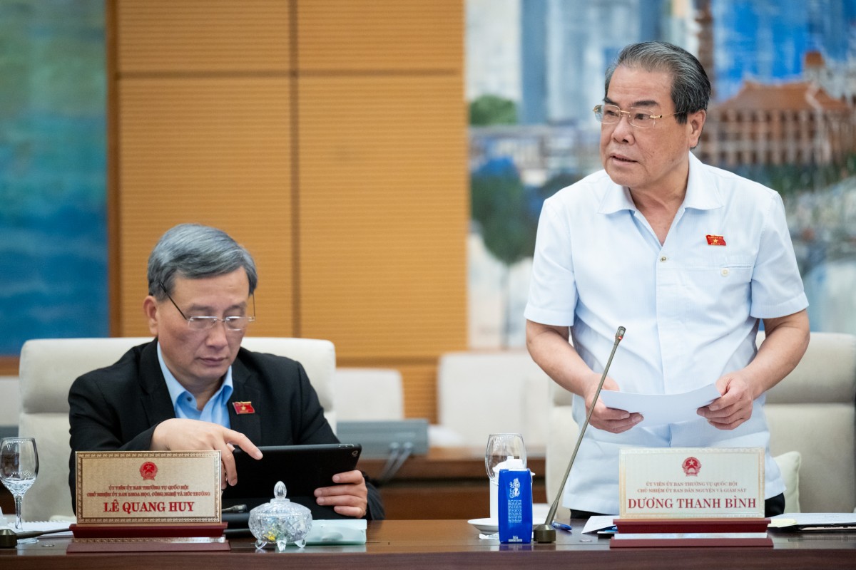 Chủ nhiệm Ủy ban Dân nguyện và Giám sát Dương Thanh Bình