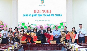 Nhân sự 14/4: Bộ Tư pháp bổ nhiệm lãnh đạo cục, vụ