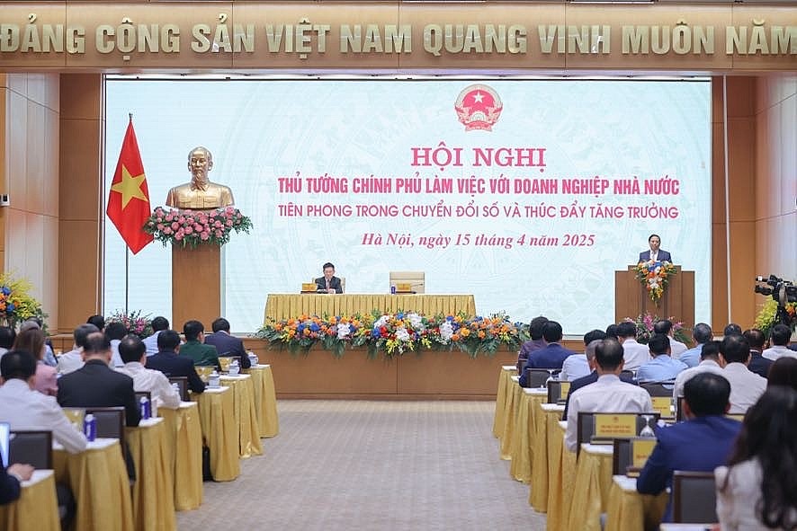 Thủ tướng Phạm Minh Chính phát biểu khai mạc Hội nghị. Ảnh VGP/Nhật Bắc Thủ tướng Phạm Minh Chính phát biểu khai mạc Hội nghị. Ảnh VGP/Nhật Bắc