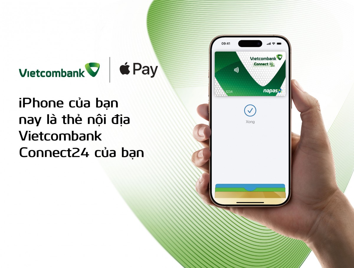 Vietcombank giới thiệu Apple Pay đến chủ thẻ nội địa Vietcombank Connect24 Vietcombank giới thiệu Apple Pay đến chủ thẻ nội địa Vietcombank Connect24
