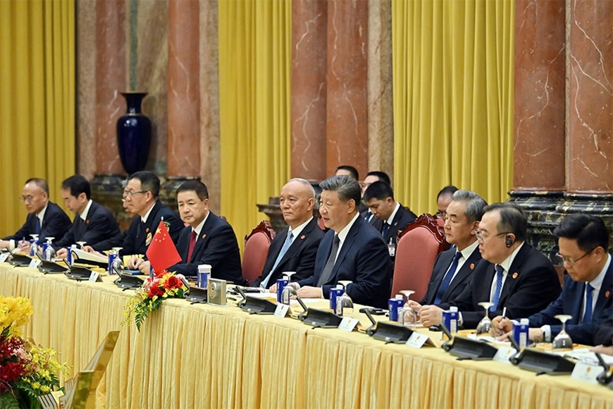 Tổng Bí thư, Chủ tịch nước Tập cận Bình phát biểu