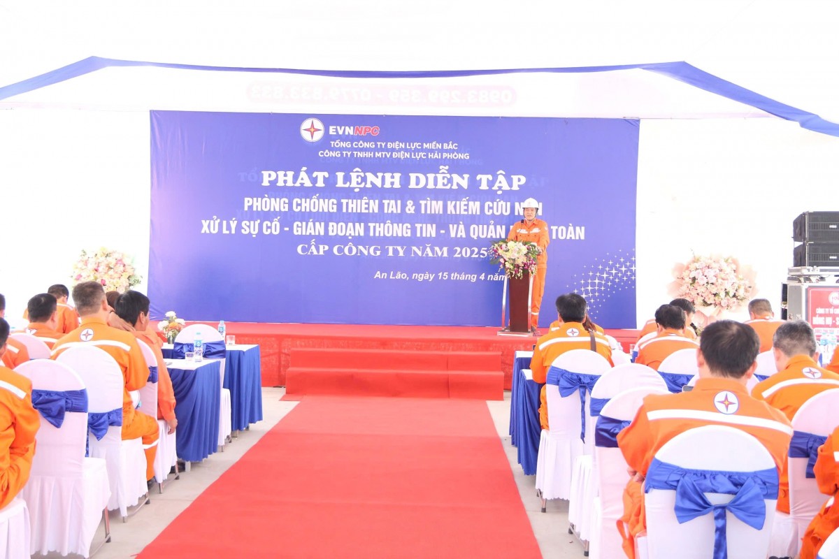 PC Hải Phòng: Diễn tập phòng chống thiên tai, cứu nạn 2025 PC Hải Phòng: Diễn tập phòng chống thiên tai, cứu nạn 2025