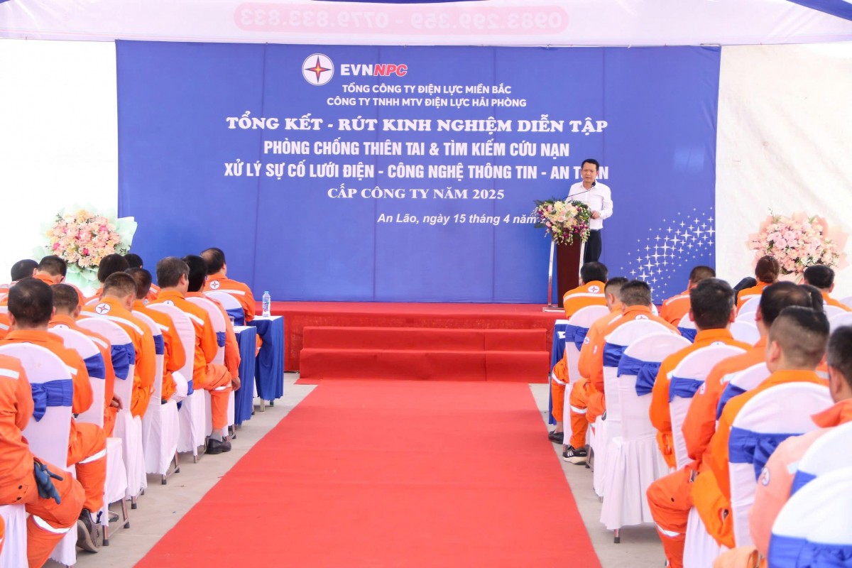 PC Hải Phòng: Diễn tập phòng chống thiên tai, cứu nạn 2025 PC Hải Phòng: Diễn tập phòng chống thiên tai, cứu nạn 2025