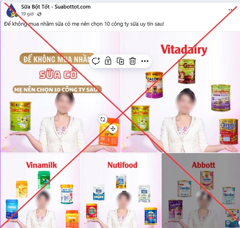 Trang ‘Sữa Bột Tốt’ và trò lố nâng sữa ngoại, dìm hàng Việt, vi phạm Luật Cạnh tranh